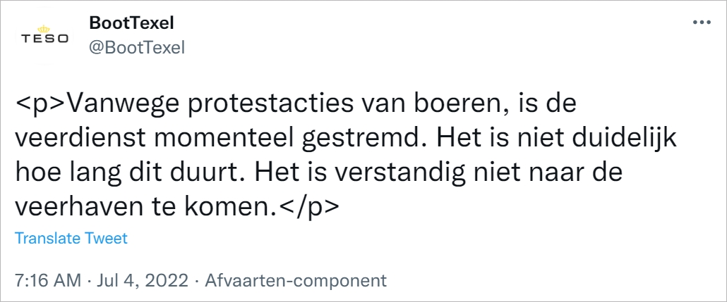 [更新] 荷兰农民大规模抗议继续进行，仍有配送中心被封，部分超市货架已空