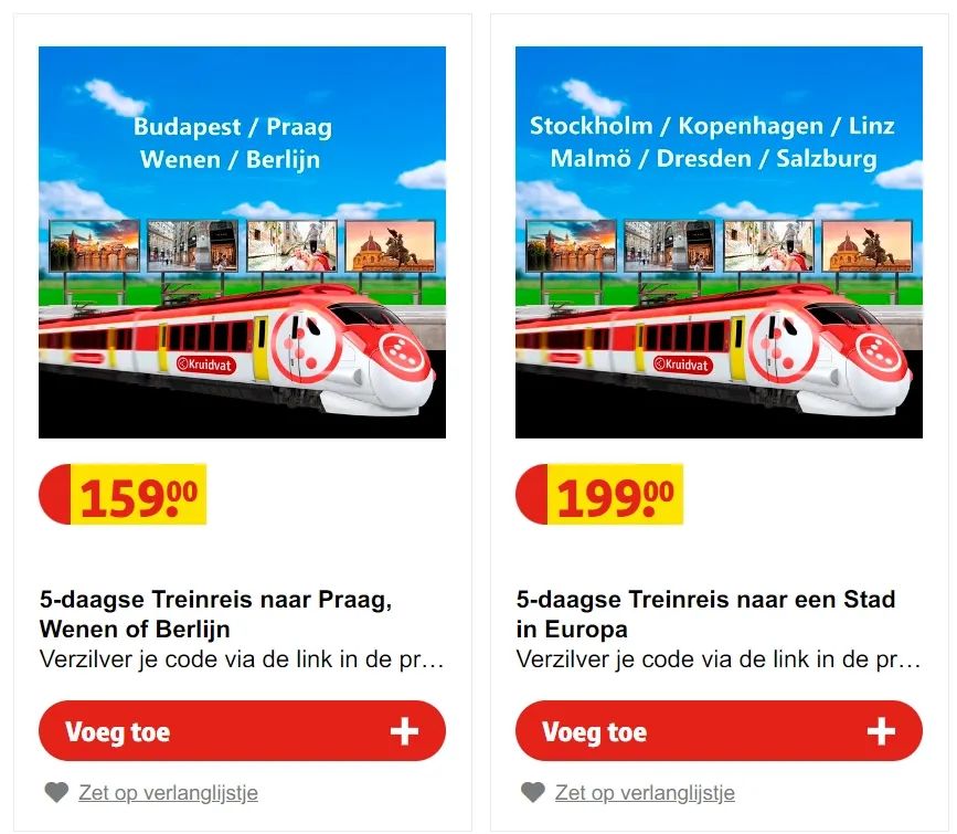 尽早预约！欧洲城市火车之旅优惠开卖！10个旅游城市任选