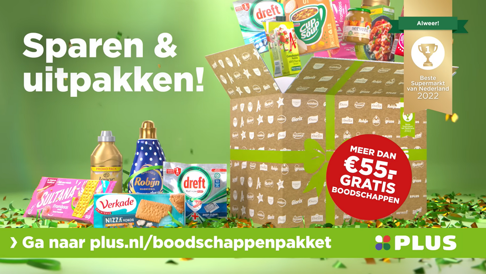 零元购不算什么…这家荷兰超市直接送价值55欧元的杂货大礼包
