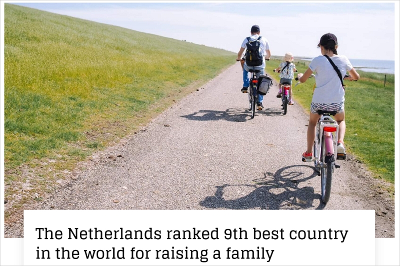 全球最适合养家糊口的国家和地区排行榜出炉，荷兰这排名是不是有点差…