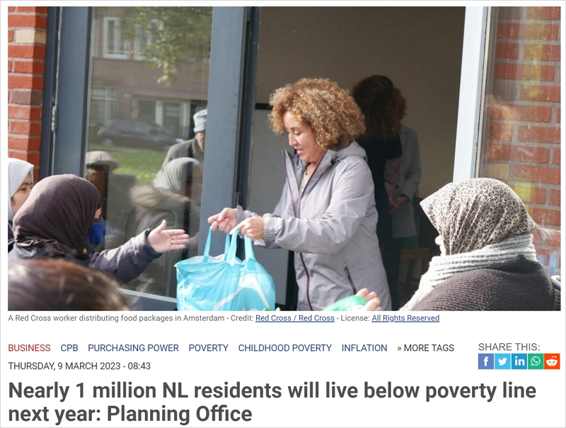 荷兰三大保险费用将持续上涨，近20万户家庭或跌入贫困区