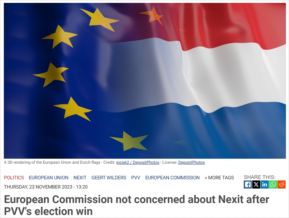 连锁反应！荷兰脱欧或成为可能，欧盟未来堪忧面临终结？