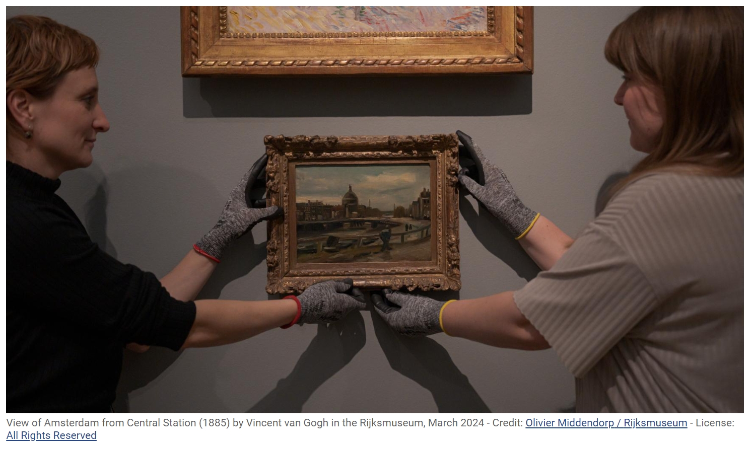 荷兰国立博物馆新增三幅梵高作品，其中一幅画的是阿姆斯特丹