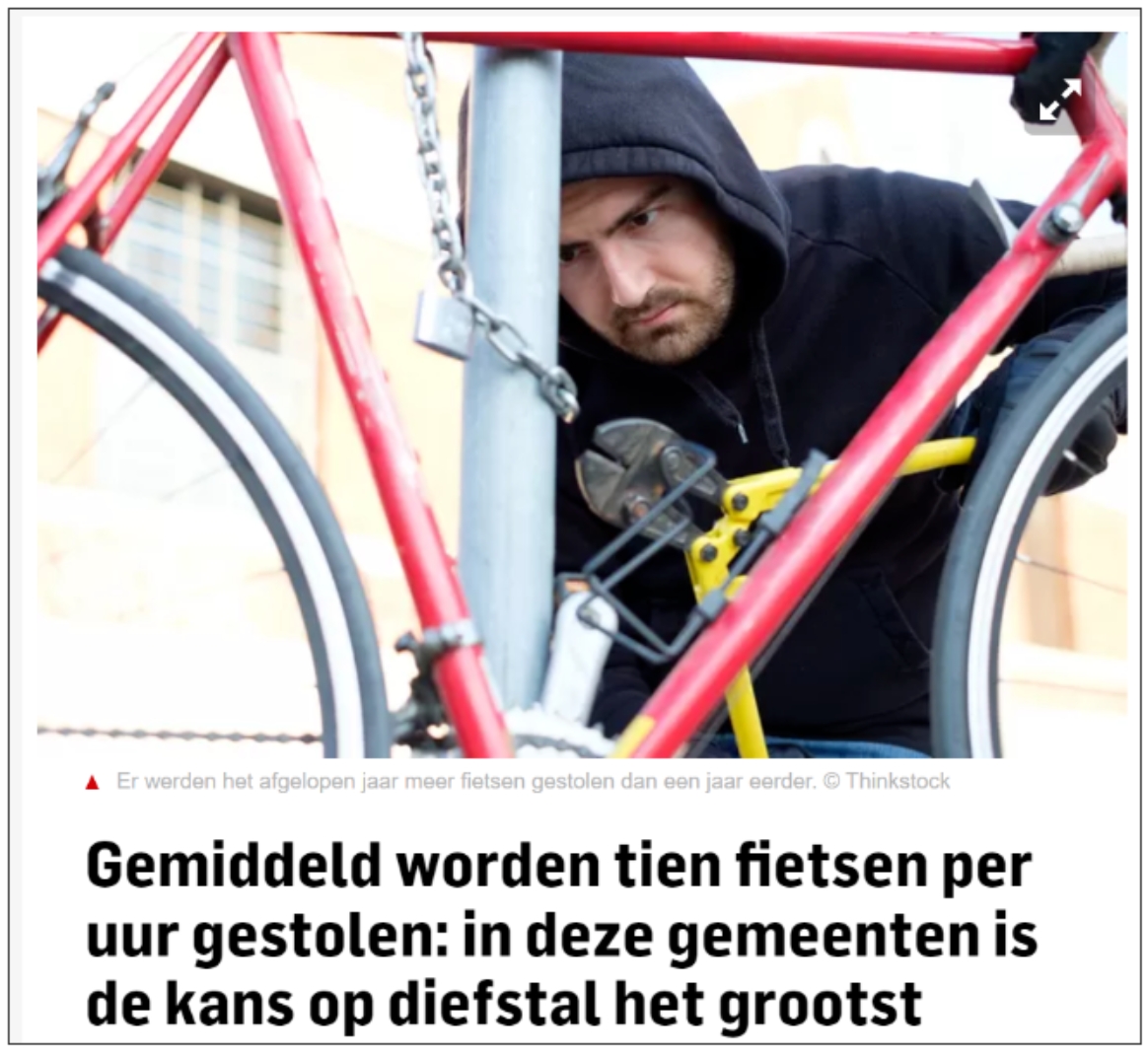 荷兰自行车失窃数大涨，这几个城市最严重，买偷盗险要注意什么？